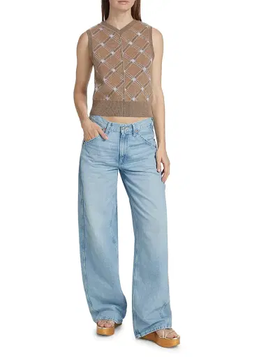 Re/done Women's Painter Wide-Leg Jeans - Faded Artisan | Thumbnail 2 Re/done Women's Painter Wide-Leg Jeans - Faded Artisan | Thumbnail 2