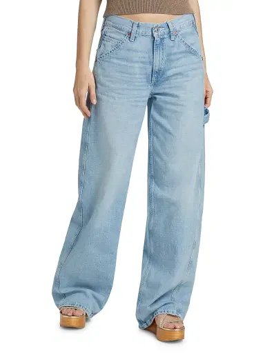 Re/done Women's Painter Wide-Leg Jeans - Faded Artisan | Thumbnail 3 Re/done Women's Painter Wide-Leg Jeans - Faded Artisan | Thumbnail 3