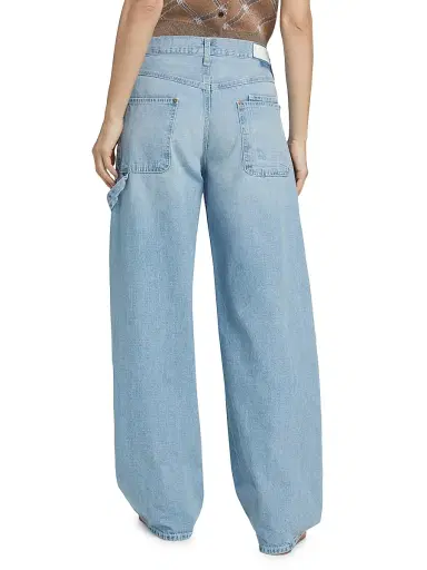 Re/done Women's Painter Wide-Leg Jeans - Faded Artisan | Thumbnail 5 Re/done Women's Painter Wide-Leg Jeans - Faded Artisan | Thumbnail 5