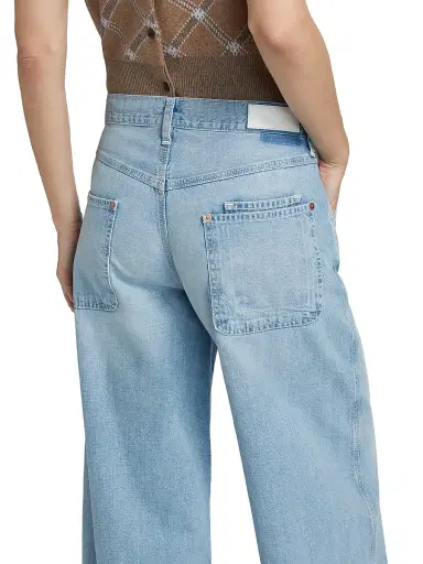 Re/done Women's Painter Wide-Leg Jeans - Faded Artisan | Thumbnail 6 Re/done Women's Painter Wide-Leg Jeans - Faded Artisan | Thumbnail 6