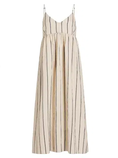 Jenni Kayne Women's Cove Linen-Blend Maxi Dress - Natural Navy Stripe | Thumbnail 1 Jenni Kayne Women's Cove Linen-Blend Maxi Dress - Natural Navy Stripe | Thumbnail 1