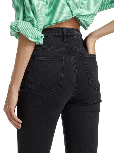 Favorite Daughter Women's Valentina High-Rise Straight-Leg Jeans - Boulder - Size 33 | Thumbnail 6 Favorite Daughter Women's Valentina High-Rise Straight-Leg Jeans - Boulder - Size 33 | Thumbnail 6