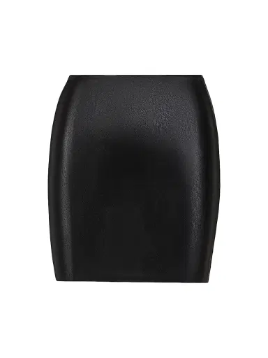 Commando Women's Faux Leather Micro-Miniskirt - Black - Size XL | Thumbnail 1 Commando Women's Faux Leather Micro-Miniskirt - Black - Size XL | Thumbnail 1