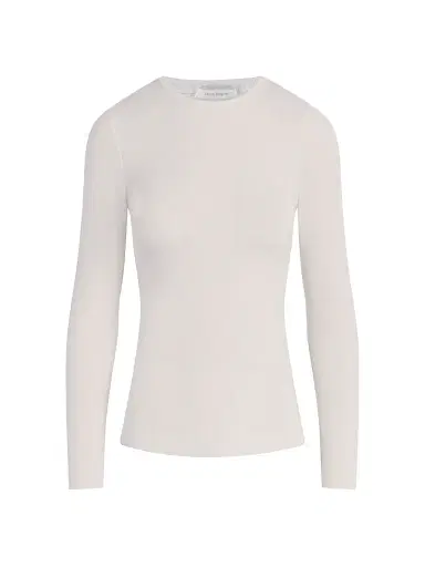 Favorite Daughter Women's Rib-Knit Long-Sleeve Top - White - Size XS | Thumbnail 1 Favorite Daughter Women's Rib-Knit Long-Sleeve Top - White - Size XS | Thumbnail 1