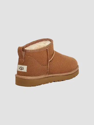 UGG Men's Classic Ultra Mini Sheepskin Ankle Boots - Chestnut - Size 13 | Thumbnail 3 UGG Men's Classic Ultra Mini Sheepskin Ankle Boots - Chestnut - Size 13 | Thumbnail 3