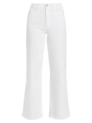 FRAME Women's Le Slim Palazzo Mid-Rise Stretch Flare Jeans - White | Thumbnail 1 FRAME Women's Le Slim Palazzo Mid-Rise Stretch Flare Jeans - White | Thumbnail 1
