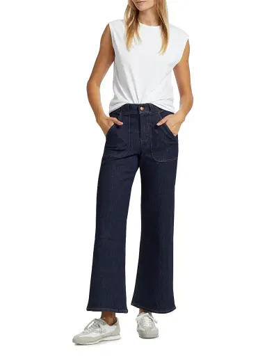 Frame Women's Modern Pocket Mid-Rise Jeans - Rinse - Size 32 | Thumbnail 2 Frame Women's Modern Pocket Mid-Rise Jeans - Rinse - Size 32 | Thumbnail 2