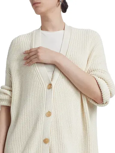 Jenni Kayne Women's Cotton Cocoon Cardigan - Ivory - Size XL | Thumbnail 6 Jenni Kayne Women's Cotton Cocoon Cardigan - Ivory - Size XL | Thumbnail 6