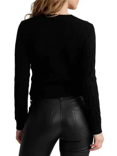Polo Ralph Lauren Women's Julianna Cable-Knit Cashmere Sweater | Thumbnail 4 Polo Ralph Lauren Women's Julianna Cable-Knit Cashmere Sweater | Thumbnail 4
