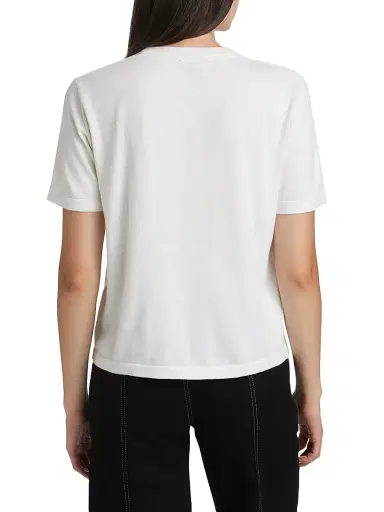 Rails Women's Cotton-Cashmere T-Shirt - White | Thumbnail 5 Rails Women's Cotton-Cashmere T-Shirt - White | Thumbnail 5