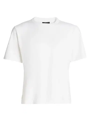 Rails Women's Cotton-Cashmere T-Shirt - White | Thumbnail 1 Rails Women's Cotton-Cashmere T-Shirt - White | Thumbnail 1