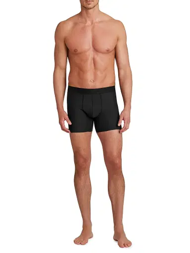 Commando Men's Classic Microfiber Boxer Brief - Black | Thumbnail 6 Commando Men's Classic Microfiber Boxer Brief - Black | Thumbnail 6
