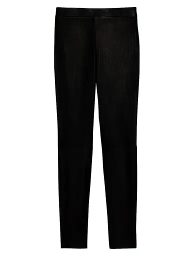 Theory Women's Pull-On Leather Leggings | Thumbnail 1 Theory Women's Pull-On Leather Leggings | Thumbnail 1