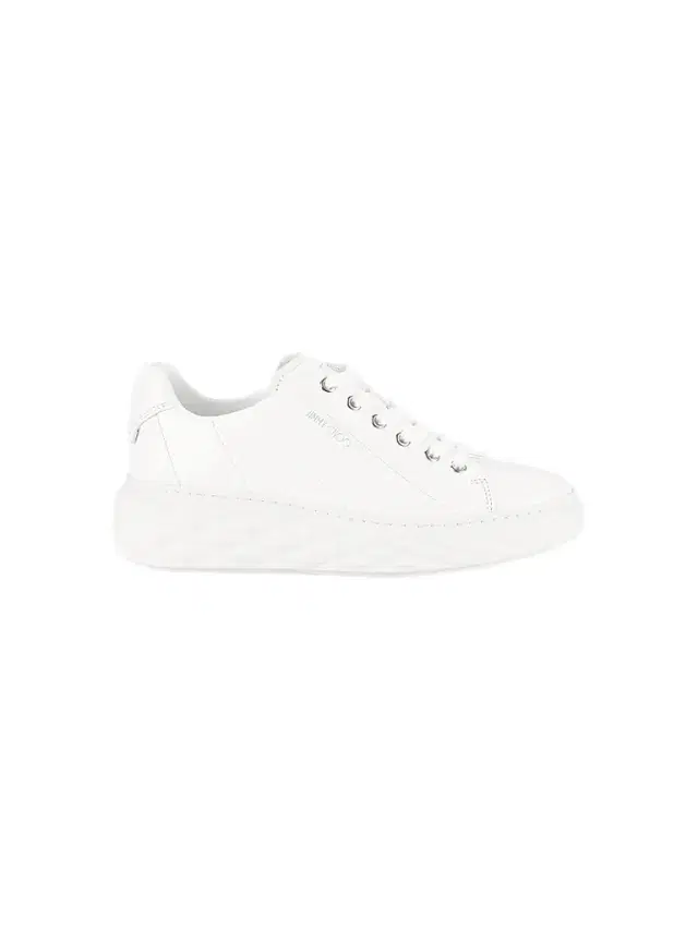 Women's Diamond Light Leather Low-Top Sneakers - White Women's Diamond Light Leather Low-Top Sneakers - White