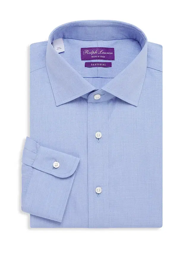 Men's Aston Button-Up Shirt - Blue Men's Aston Button-Up Shirt - Blue