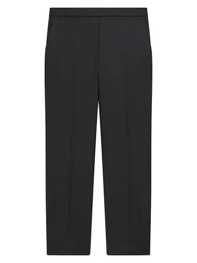 Theory Women's Treeca Wool Crop Trousers - Black | Thumbnail 1 Theory Women's Treeca Wool Crop Trousers - Black | Thumbnail 1