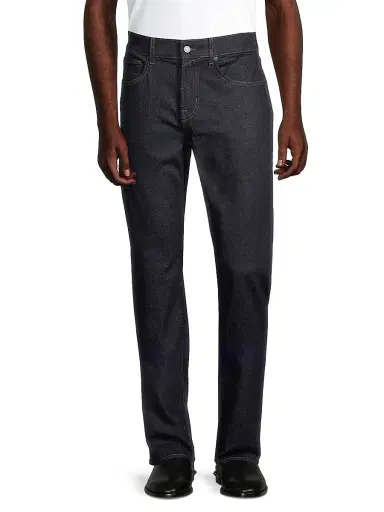 7 For All Mankind Men's Straight-Leg Five-Pocket Jeans - Rinse Blue - Size 40 | Thumbnail 3 7 For All Mankind Men's Straight-Leg Five-Pocket Jeans - Rinse Blue - Size 40 | Thumbnail 3