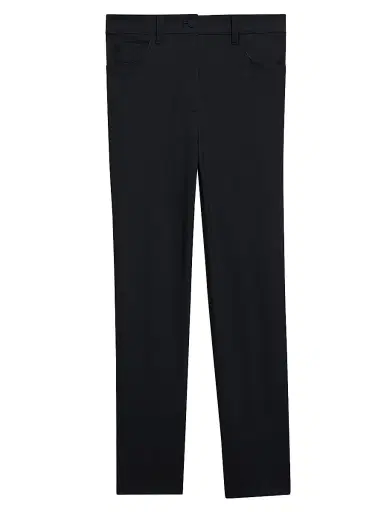 Theory Women's Treeca Ponte Slim-Fit Pants - Black | Thumbnail 1 Theory Women's Treeca Ponte Slim-Fit Pants - Black | Thumbnail 1