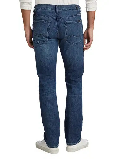 7 For All Mankind Men's Stretch Straight-Leg Jeans - Flash | Thumbnail 5 7 For All Mankind Men's Stretch Straight-Leg Jeans - Flash | Thumbnail 5