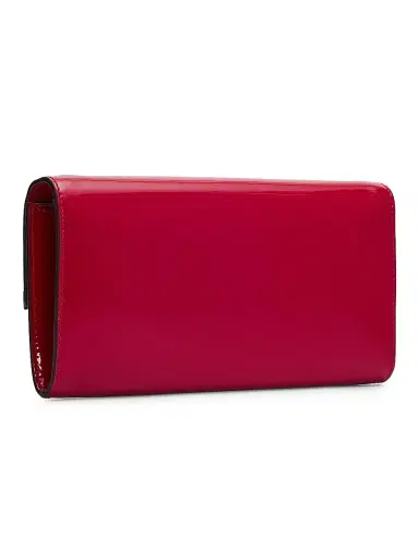 Jimmy Choo Women's Emmie Patent Leather Clutch - Ruby Red Light Gold | Thumbnail 3 Jimmy Choo Women's Emmie Patent Leather Clutch - Ruby Red Light Gold | Thumbnail 3