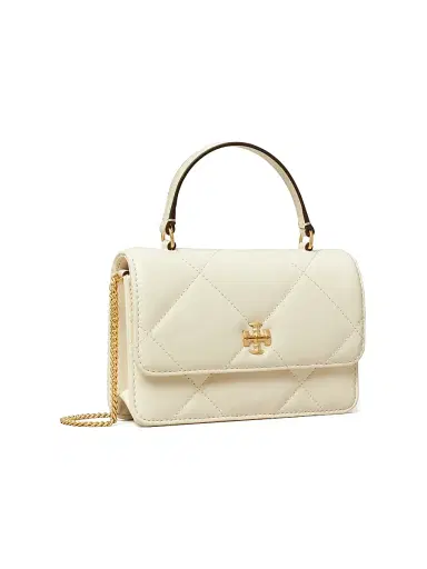 Tory Burch Women's Kira Diamond Leather Top Handle Wallet | Thumbnail 3 Tory Burch Women's Kira Diamond Leather Top Handle Wallet | Thumbnail 3