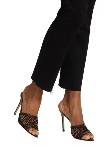 PAIGE Women's Cindy High-Rise Ankle Straight Jeans - Black Shadow - Size 24 | Thumbnail 6 PAIGE Women's Cindy High-Rise Ankle Straight Jeans - Black Shadow - Size 24 | Thumbnail 6