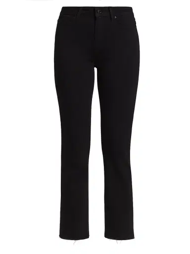 PAIGE Women's Cindy High-Rise Ankle Straight Jeans - Black Shadow - Size 24 | Thumbnail 1 PAIGE Women's Cindy High-Rise Ankle Straight Jeans - Black Shadow - Size 24 | Thumbnail 1