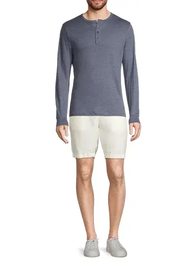 Vince Men's Hemp Drawstring Shorts - Bone | Thumbnail 2 Vince Men's Hemp Drawstring Shorts - Bone | Thumbnail 2