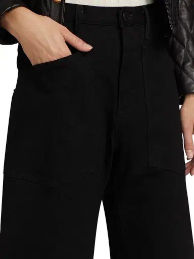 Nili Lotan Women's Shon Barrel Jeans - Black | Thumbnail 6 Nili Lotan Women's Shon Barrel Jeans - Black | Thumbnail 6