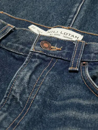 Nili Lotan Women's Joan Straight-Leg Jeans - Simon Wash | Thumbnail 7 Nili Lotan Women's Joan Straight-Leg Jeans - Simon Wash | Thumbnail 7