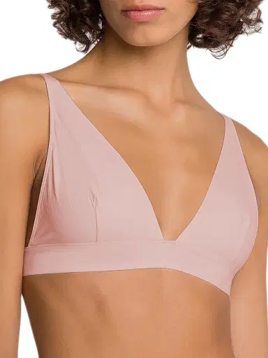 Wolford Women's Triangle Bralette - Powder Pink | Thumbnail 2 Wolford Women's Triangle Bralette - Powder Pink | Thumbnail 2