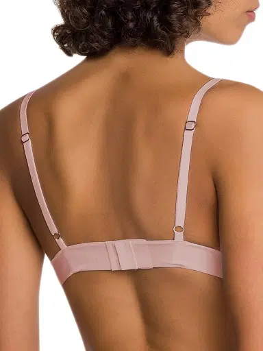 Wolford Women's Triangle Bralette - Powder Pink | Thumbnail 3 Wolford Women's Triangle Bralette - Powder Pink | Thumbnail 3
