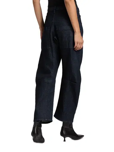 Nili Lotan Women's Shon Barrel Jeans - Indigo Rinse - Size 32 | Thumbnail 5 Nili Lotan Women's Shon Barrel Jeans - Indigo Rinse - Size 32 | Thumbnail 5