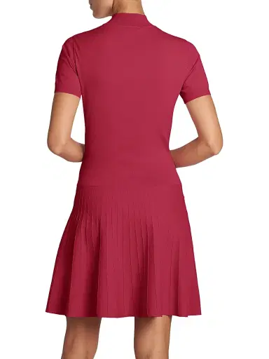 Moschino Women's Knit Pleated Skirt Minidress - Violet | Thumbnail 5 Moschino Women's Knit Pleated Skirt Minidress - Violet | Thumbnail 5
