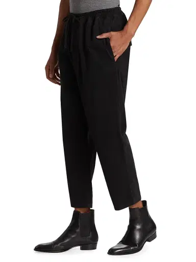 Nili Lotan Men's Walker Woven Pants - Jet Black - Size XXL | Thumbnail 4 Nili Lotan Men's Walker Woven Pants - Jet Black - Size XXL | Thumbnail 4