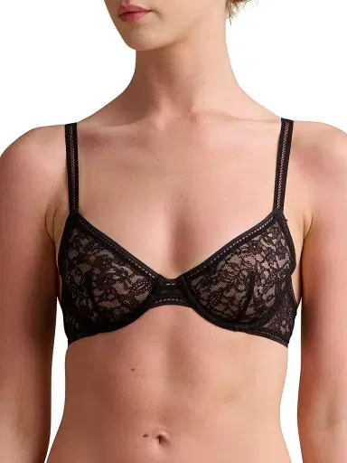 Wolford Women's Lace Demi Bra - Black | Thumbnail 3 Wolford Women's Lace Demi Bra - Black | Thumbnail 3