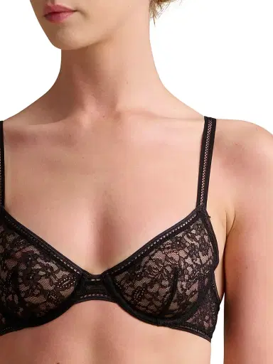 Wolford Women's Lace Demi Bra - Black | Thumbnail 6 Wolford Women's Lace Demi Bra - Black | Thumbnail 6