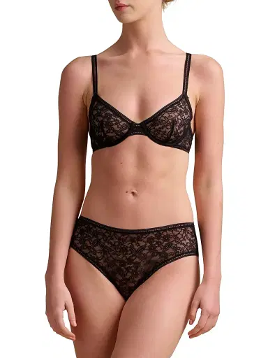 Wolford Women's Lace Demi Bra - Black | Thumbnail 8 Wolford Women's Lace Demi Bra - Black | Thumbnail 8