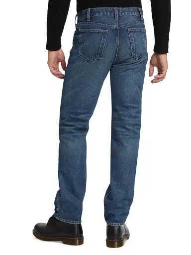Nili Lotan Men's Billie Straight-Leg Jeans - Simon Wash | Thumbnail 5 Nili Lotan Men's Billie Straight-Leg Jeans - Simon Wash | Thumbnail 5