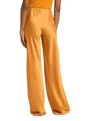 Vince Women's Satin High-Rise Pants | Thumbnail 5 Vince Women's Satin High-Rise Pants | Thumbnail 5