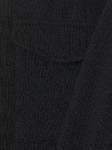 Vince Men's Cotton-Blend Shirt Jacket - Black Grey | Thumbnail 6 Vince Men's Cotton-Blend Shirt Jacket - Black Grey | Thumbnail 6