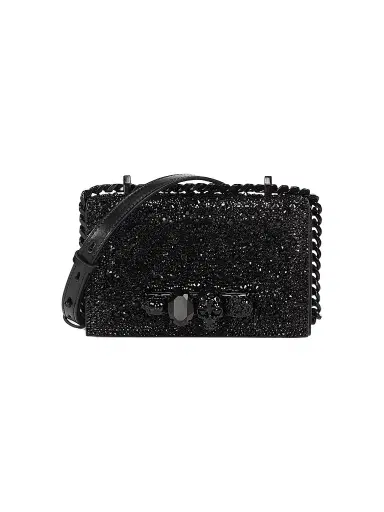 Alexander McQueen Women's Mini Strass Jewelled Satchel | Thumbnail 1 Alexander McQueen Women's Mini Strass Jewelled Satchel | Thumbnail 1