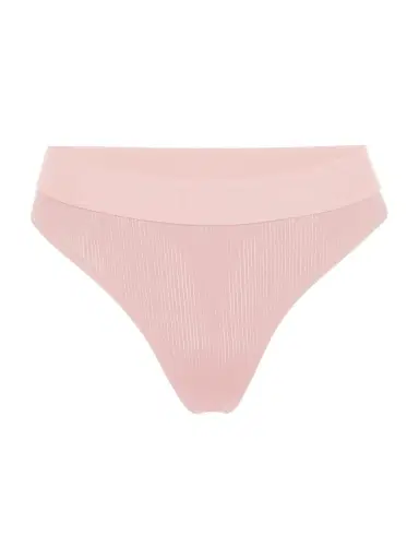 Wolford Women's Mid-Rise Thong - Powder Pink | Thumbnail 1 Wolford Women's Mid-Rise Thong - Powder Pink | Thumbnail 1