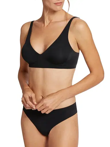 Wolford Women's Pure 3W Skin Bra - Black | Thumbnail 2 Wolford Women's Pure 3W Skin Bra - Black | Thumbnail 2