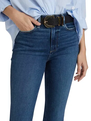 PAIGE Women's Cindy Cropped Straight-Leg Jeans - Arpeggio | Thumbnail 6 PAIGE Women's Cindy Cropped Straight-Leg Jeans - Arpeggio | Thumbnail 6
