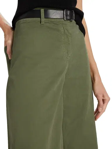 Nili Lotan Women's Megan Brushed Stretch Twill Wide-Leg Pants - Camo | Thumbnail 6 Nili Lotan Women's Megan Brushed Stretch Twill Wide-Leg Pants - Camo | Thumbnail 6