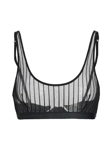 Wolford Women's Shadow Stripe Shadow Stripe Bralette - Black - Size Small | Thumbnail 1 Wolford Women's Shadow Stripe Shadow Stripe Bralette - Black - Size Small | Thumbnail 1
