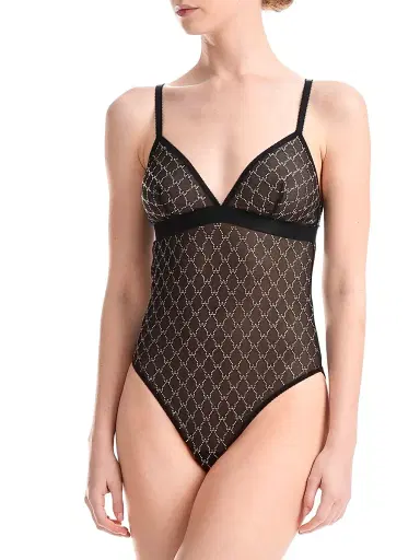 Wolford Women's Crystal-Embellished Bodysuit - Black | Thumbnail 4 Wolford Women's Crystal-Embellished Bodysuit - Black | Thumbnail 4