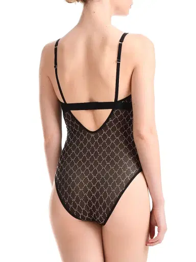 Wolford Women's Crystal-Embellished Bodysuit - Black | Thumbnail 5 Wolford Women's Crystal-Embellished Bodysuit - Black | Thumbnail 5