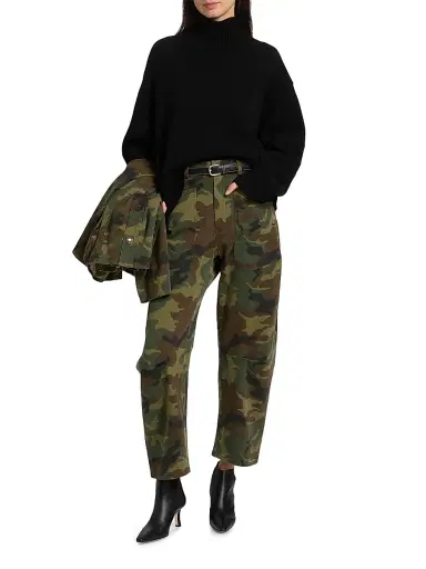 Nili Lotan Women's Omaria Wool Turtleneck Sweater - Black | Thumbnail 2 Nili Lotan Women's Omaria Wool Turtleneck Sweater - Black | Thumbnail 2